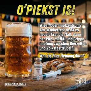 Verzweifelter Versuch – Angeheiterte auf dem Oktoberfest sollen sich impfen lassen
