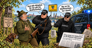 System-Terror geht los: Bereits 17 AfD-Mitgliedern in Sachsen-Anhalt wurde der Waffenschein entzogen