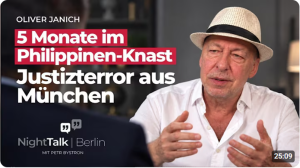 Oliver Janich im NightTalk mit Petr Bystron: Haft und Kampf gegen Münchner Justiz (VIDEO)