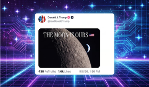Trump erklärt Mond zur USA – idealerweise mit Space Force Uniformierten in SS-Ästhetik