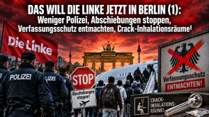 Die irren Pläne der Linken in Berlin (Teil 1) – z.B. Crack-Inhalationsräume!