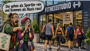 Nazi-Wahn immer unerträglicher – jetzt sind auch Fitness-Studios dran!