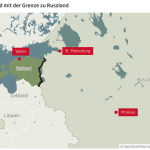 Estland Elitetruppen an russ. Grenze